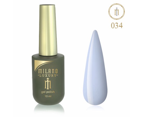 Изображение  Gel polish Milano Luxury №034 Lavender Crayola, 10 ml, Volume (ml, g): 10, Color No.: 34
