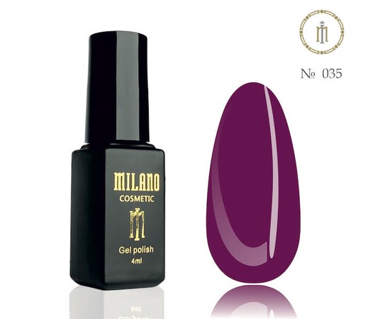 Изображение  Gel polish Milano Palette 4 №035, 4 мл, Volume (ml, g): 4, Color No.: 35