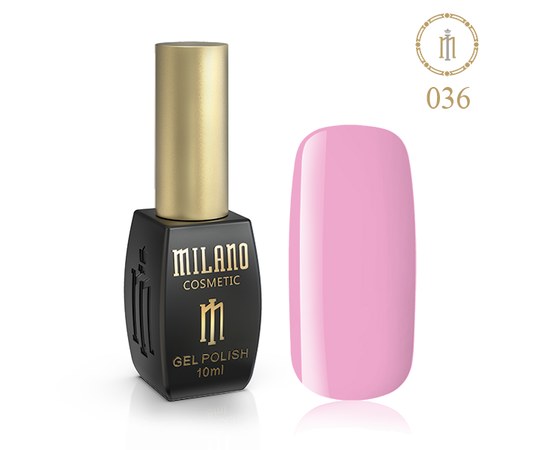 Изображение  Gel polish Milano Palette 10 №036 Bella, 10 ml, Volume (ml, g): 10, Color No.: 36
