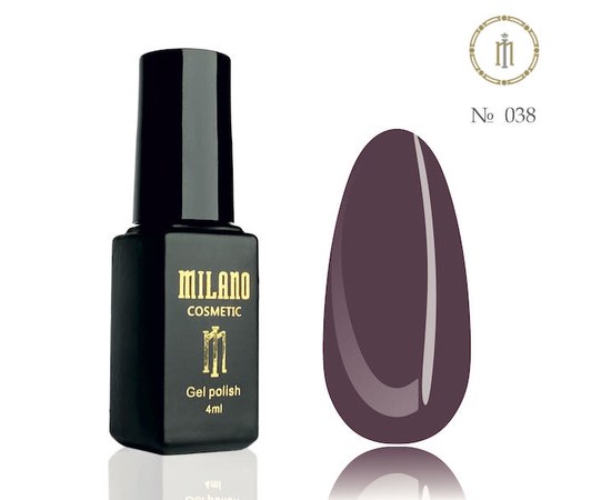 Изображение  Gel polish Milano Palette 4 №038, 4 мл, Volume (ml, g): 4, Color No.: 38