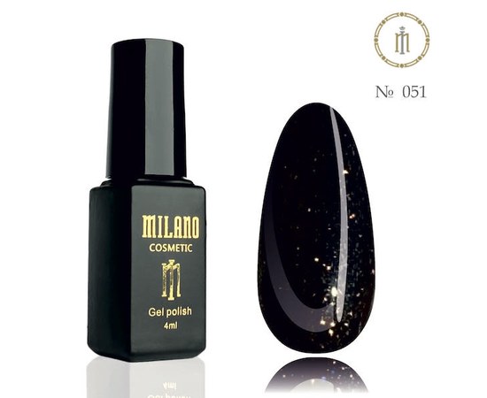 Изображение  Gel polish Milano Palette 4 №051, 4 мл, Volume (ml, g): 4, Color No.: 51