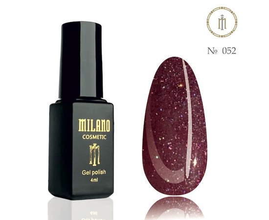 Изображение  Gel polish Milano Palette 4 №052, 4 мл, Volume (ml, g): 4, Color No.: 52