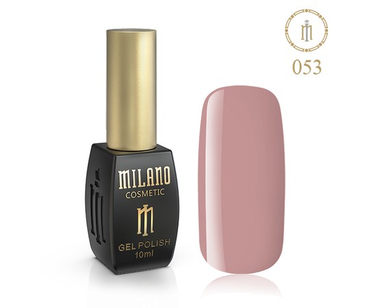 Изображение  Gel polish Milano Palette 10 №053 Beach, 10 ml, Volume (ml, g): 10, Color No.: 53