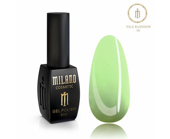 Зображення  Гель-лак Milano Pale Rainbow №06, 8 мл, Об'єм (мл, г): 8, Цвет №: 06