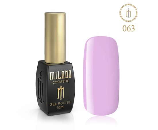 Изображение  Gel polish Milano Palette 10 №063 Wisteria, 10 ml, Volume (ml, g): 10, Color No.: 63