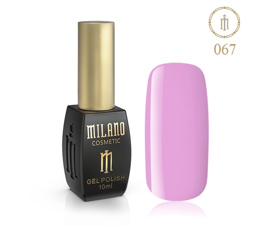 Изображение  Gel polish Milano Palette 10 №067 Orchid Crayola, 10 ml, Volume (ml, g): 10, Color No.: 67