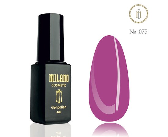 Изображение  Gel polish Milano Palette 4 №075, 4 мл, Volume (ml, g): 4, Color No.: 75