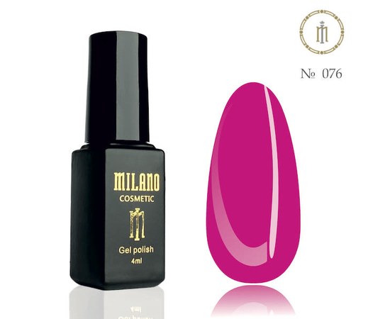 Изображение  Gel polish Milano Palette 4 №076, 4 мл, Volume (ml, g): 4, Color No.: 76