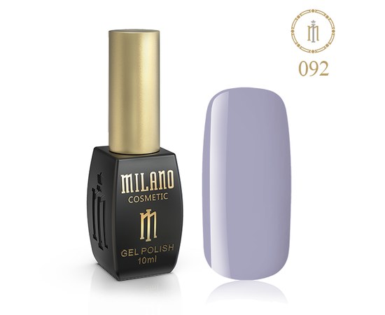 Изображение  Gel polish Milano Palette 10 №092 Grey silk, 10 ml, Volume (ml, g): 10, Color No.: 92