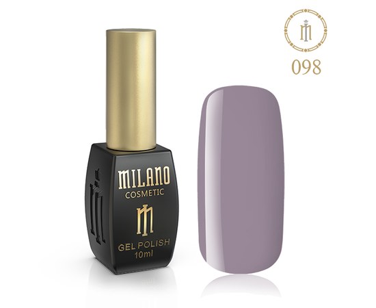 Изображение  Gel polish Milano Palette 10 №098 Monsoon, 10 ml, Volume (ml, g): 10, Color No.: 98