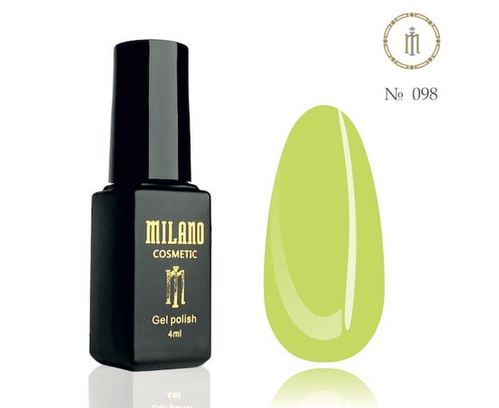 Изображение  Gel polish Milano Palette 4 №098, 4 мл, Volume (ml, g): 4, Color No.: 98