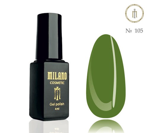 Изображение  Gel polish Milano Palette 4 №105, 4 мл, Volume (ml, g): 4, Color No.: 105