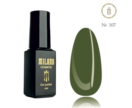 Изображение  Gel polish Milano Palette 4 №107, 4 мл, Volume (ml, g): 4, Color No.: 107
