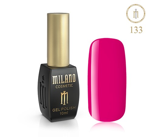 Изображение  Гель лак Milano Palette 10 №133 Цвет суеты, 10 мл, Объем (мл, г): 10, Цвет №: 133