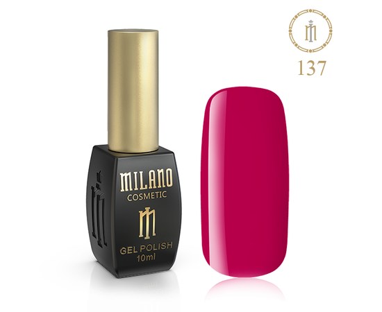 Зображення  Гель лак Milano Palette 10 №137 Колір біттерсвіта, 10 мл, Об'єм (мл, г): 10, Цвет №: 137