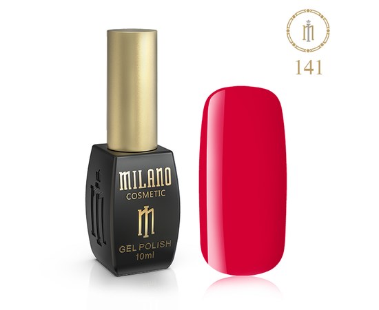 Изображение  Gel polish Milano Palette 10 №141 Solferino, 10 ml, Volume (ml, g): 10, Color No.: 141