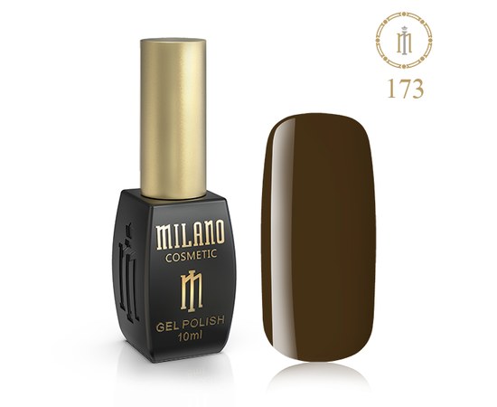 Изображение  Гель лак Milano Palette 10 №173 Натуральная умбра, 10 мл, Объем (мл, г): 10, Цвет №: 173