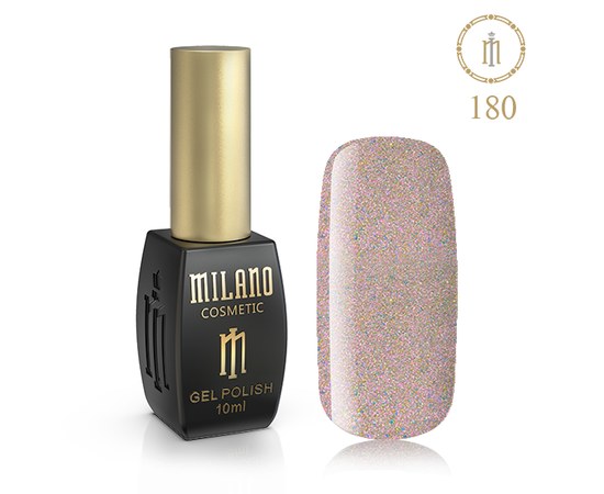 Изображение  Gel polish Milano Palette 10 №180 Southern lights, 10 ml, Volume (ml, g): 10, Color No.: 180