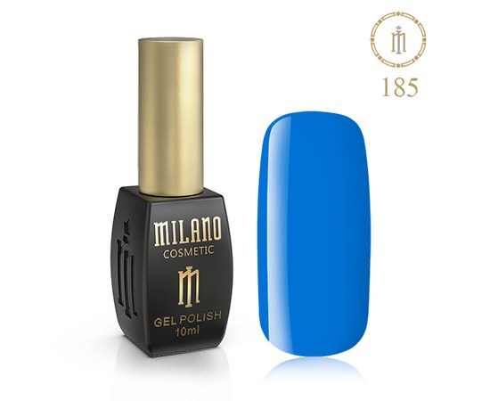 Зображення  Гель лак Milano Palette 10 №185 Води пляжу Бонді, 10 мл, Об'єм (мл, г): 10, Колір: 185