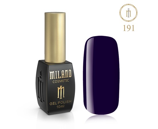 Изображение  Gel polish Milano Palette 10 №191 Vubic, 10 ml, Volume (ml, g): 10, Color No.: 191