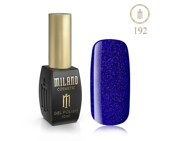 Изображение  Gel polish Milano Palette 10 №192 Dead indigo, 10 ml, Volume (ml, g): 10, Color No.: 192