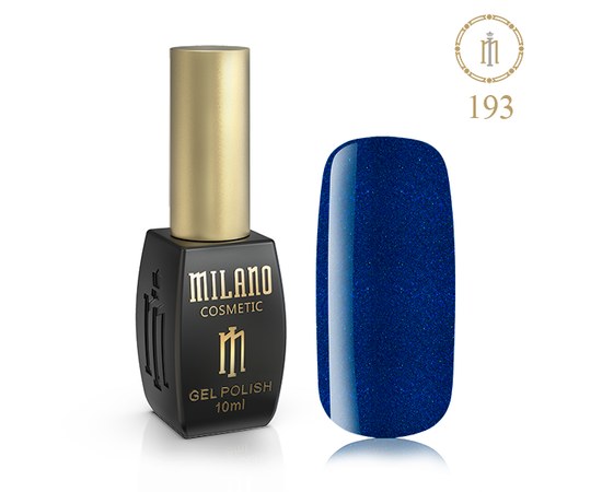 Зображення  Гель лак Milano Palette 10 №193 Нептун, 10 мл, Об'єм (мл, г): 10, Колір: 193