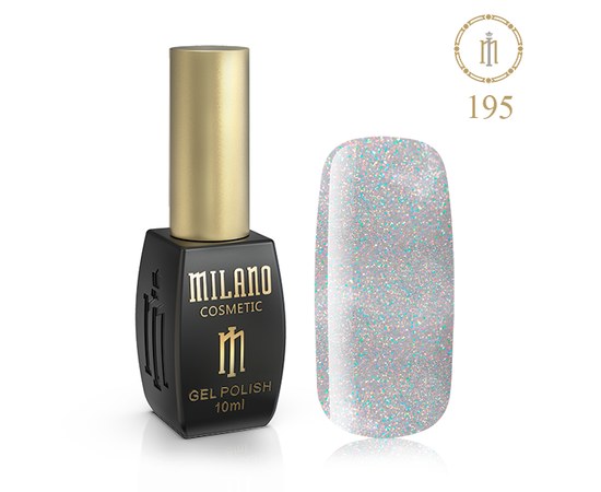 Изображение  Gel polish Milano Palette 10 №195 Northern Lights, 10 ml, Volume (ml, g): 10, Color No.: 195