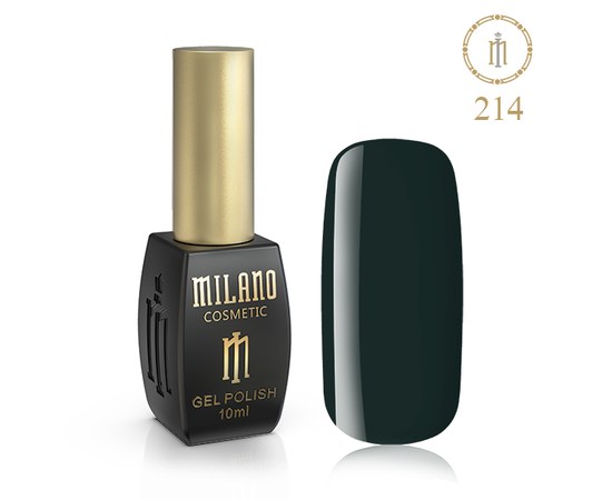 Изображение  Gel polish Milano Palette 10 №214 Dark iris, 10 ml, Volume (ml, g): 10, Color No.: 214