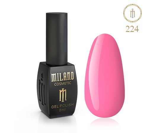 Изображение  Gel polish Milano Palette 8 №224 Flamingo, 8 ml, Color No.: 224