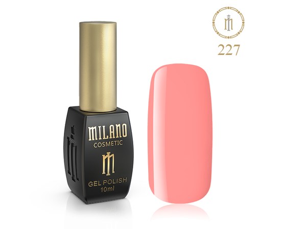 Изображение  Gel polish Milano Palette 10 №227 Fire sienna, 10 ml, Volume (ml, g): 10, Color No.: 227