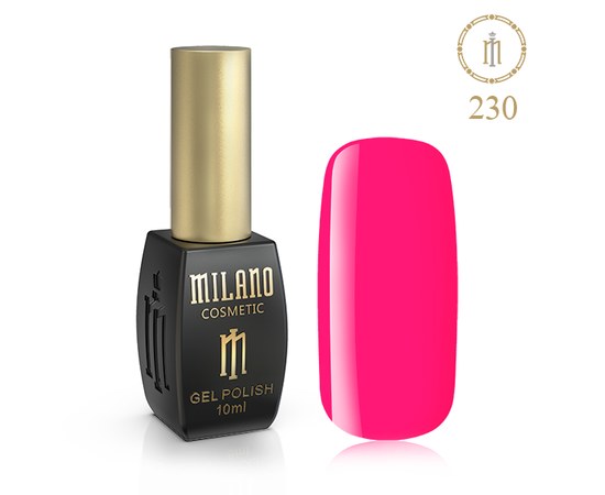 Изображение  Gel polish Milano Palette 10 №230 Persian pink, 10 ml, Volume (ml, g): 10, Color No.: 230
