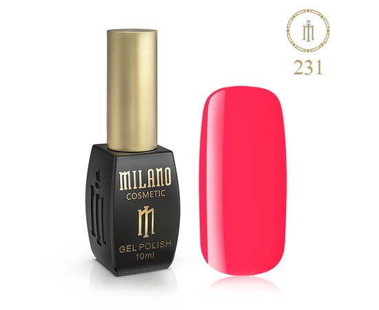 Изображение  Gel polish Milano Palette 10 №231 Tropicana, 10 ml, Volume (ml, g): 10, Color No.: 231