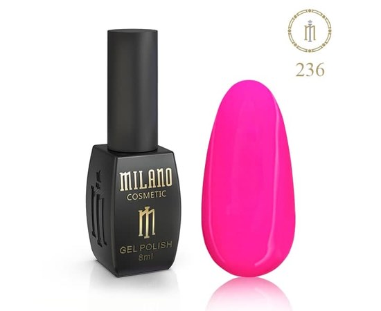 Изображение  Gel polish Milano Palette 8 №236 Candy Girl, 8 ml, Color No.: 236