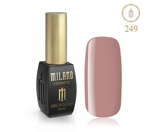 Изображение  Gel polish Milano Palette 10 №249 Cream Navajo, 10 ml, Volume (ml, g): 10, Color No.: 249