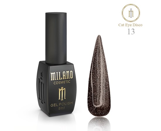 Изображение  Гель-лак Milano Disco Cat Eyes №13, 8 мл, Объем (мл, г): 8, Цвет №: 13