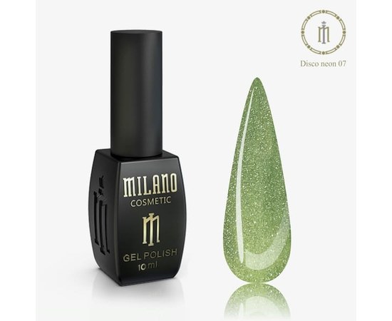 Изображение  Gel polish Milano Disco Neon №07, 10 мл, Volume (ml, g): 10, Color No.: 7