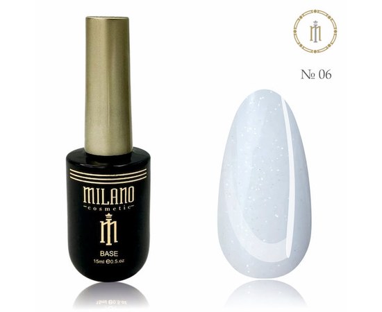 Изображение  Жидкий полигель с шимером Milano Liquid Shimmer Poly Gel №06, 15 мл, Цвет №: 06