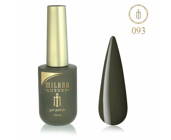 Изображение  Gel polish Milano Luxury №093 Clay brown, 10 ml, Volume (ml, g): 10, Color No.: 93
