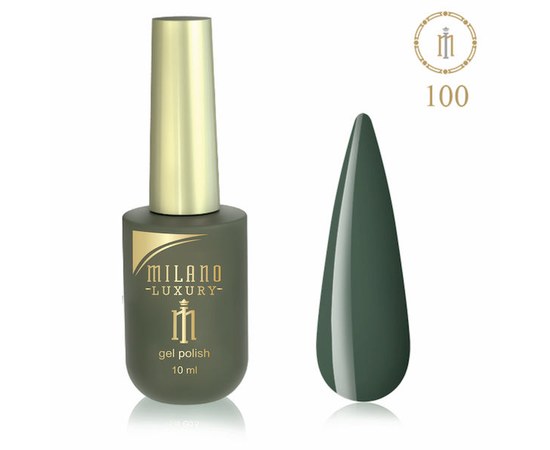 Изображение  Gel polish Milano Luxury №100 London fog, 10 ml, Volume (ml, g): 10, Color No.: 100