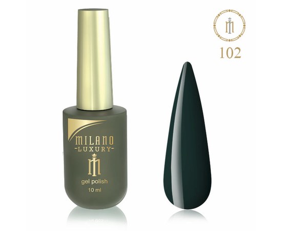 Изображение  Gel polish Milano Luxury №102 Castlerock color, 10 ml, Volume (ml, g): 10, Color No.: 102