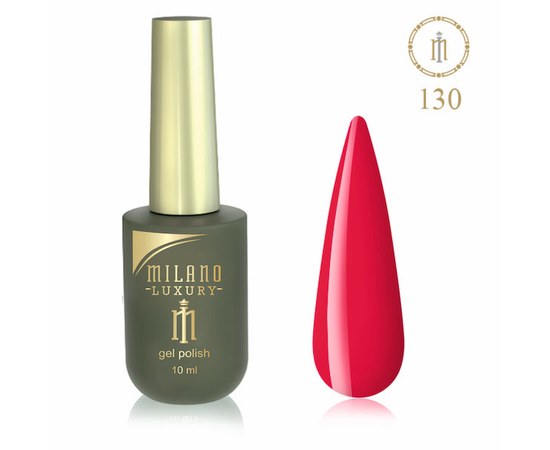 Изображение  Gel polish Milano Luxury №130 Santa's hat, 10 ml, Volume (ml, g): 10, Color No.: 130