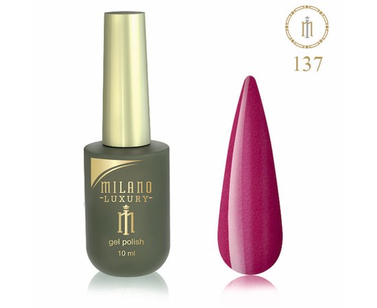 Изображение  Gel polish Milano Luxury №137 Velvet evening, 10 ml, Volume (ml, g): 10, Color No.: 137