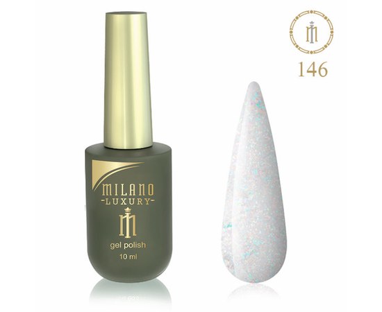 Изображение  Gel polish Milano Luxury №146 Holographic shine, 10 ml, Volume (ml, g): 10, Color No.: 146