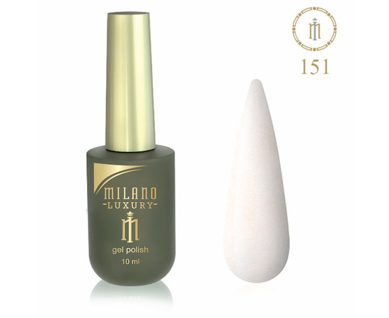 Изображение  Gel polish Milano Luxury №151 Space cream, 10 ml, Volume (ml, g): 10, Color No.: 151