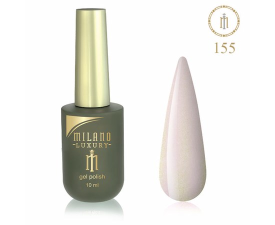 Изображение  Gel polish Milano Luxury №155 Venus, 10 ml, Volume (ml, g): 10, Color No.: 155