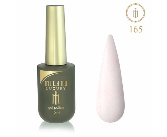 Изображение  Gel polish Milano Luxury №165 Pink ice, 10 ml, Volume (ml, g): 10, Color No.: 165