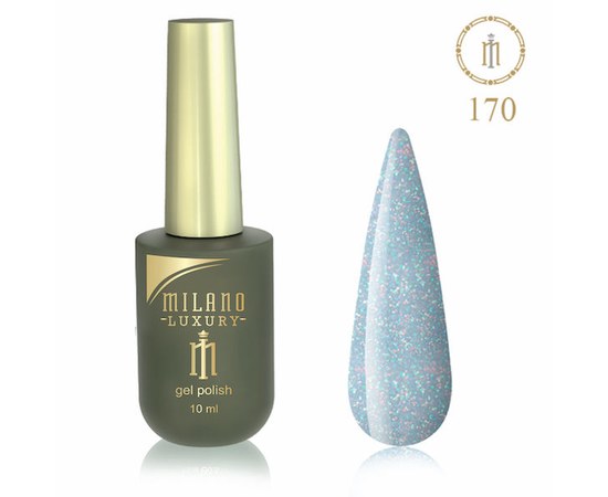 Изображение  Gel polish Milano Luxury №170 Smalt, 10 ml, Volume (ml, g): 10, Color No.: 170