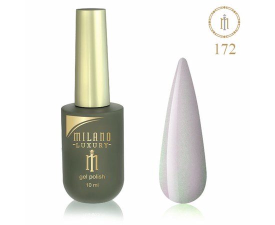 Изображение  Gel polish Milano Luxury №172 Pearl white, 10 ml, Volume (ml, g): 10, Color No.: 172