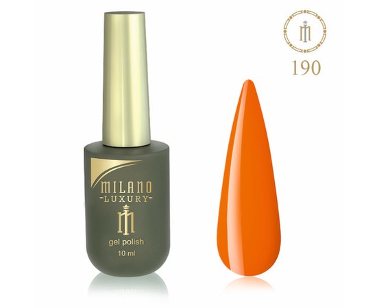 Изображение  Gel polish Milano Luxury №190 Mango-tango, 10 ml, Volume (ml, g): 10, Color No.: 190