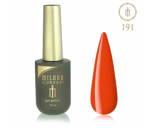 Изображение  Gel polish Milano Luxury №191 Sharlakh, 10 ml, Volume (ml, g): 10, Color No.: 191